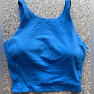 Lululemon high neck align tank in blue nile